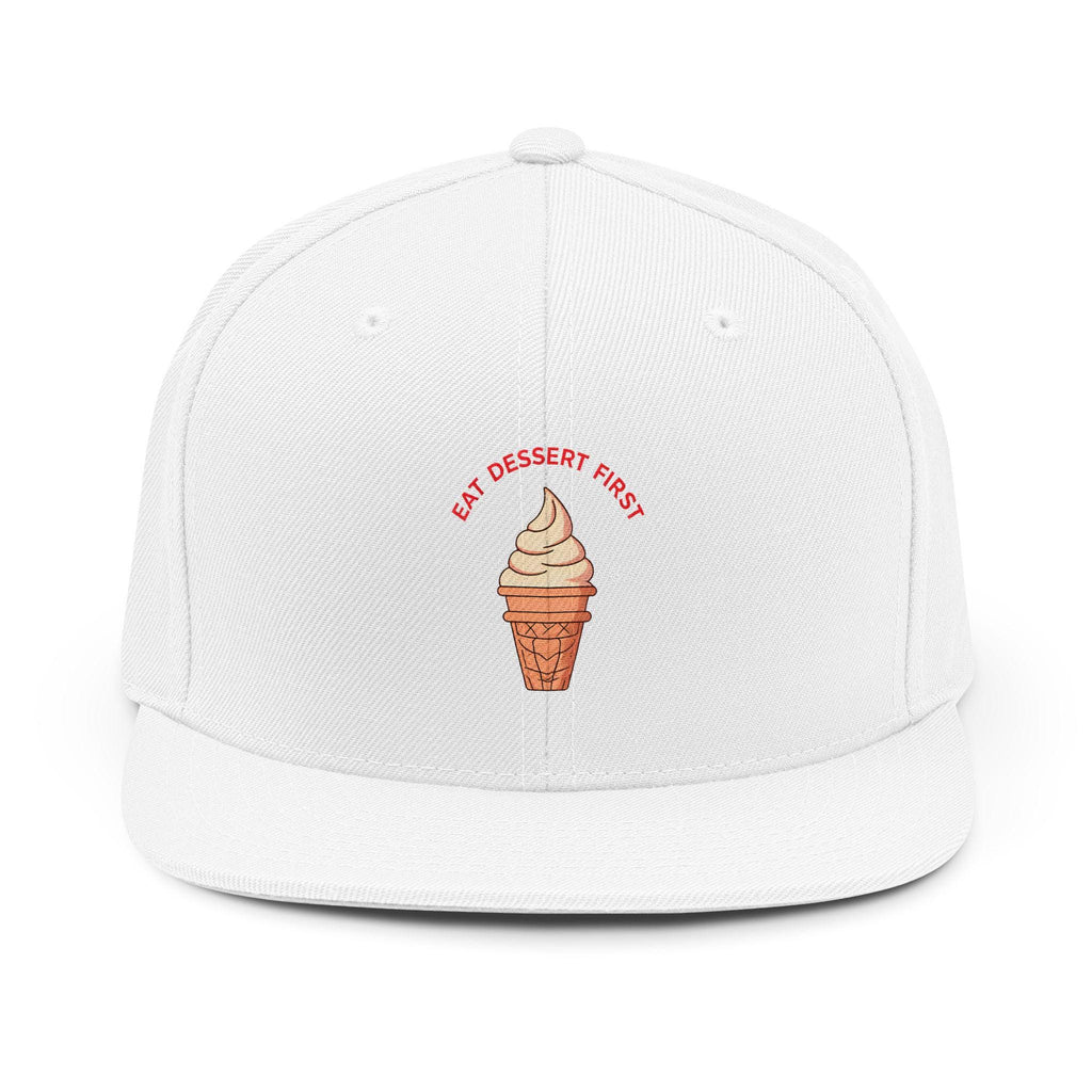 ROSS EATS- Eat Dessert First Snapback Hat